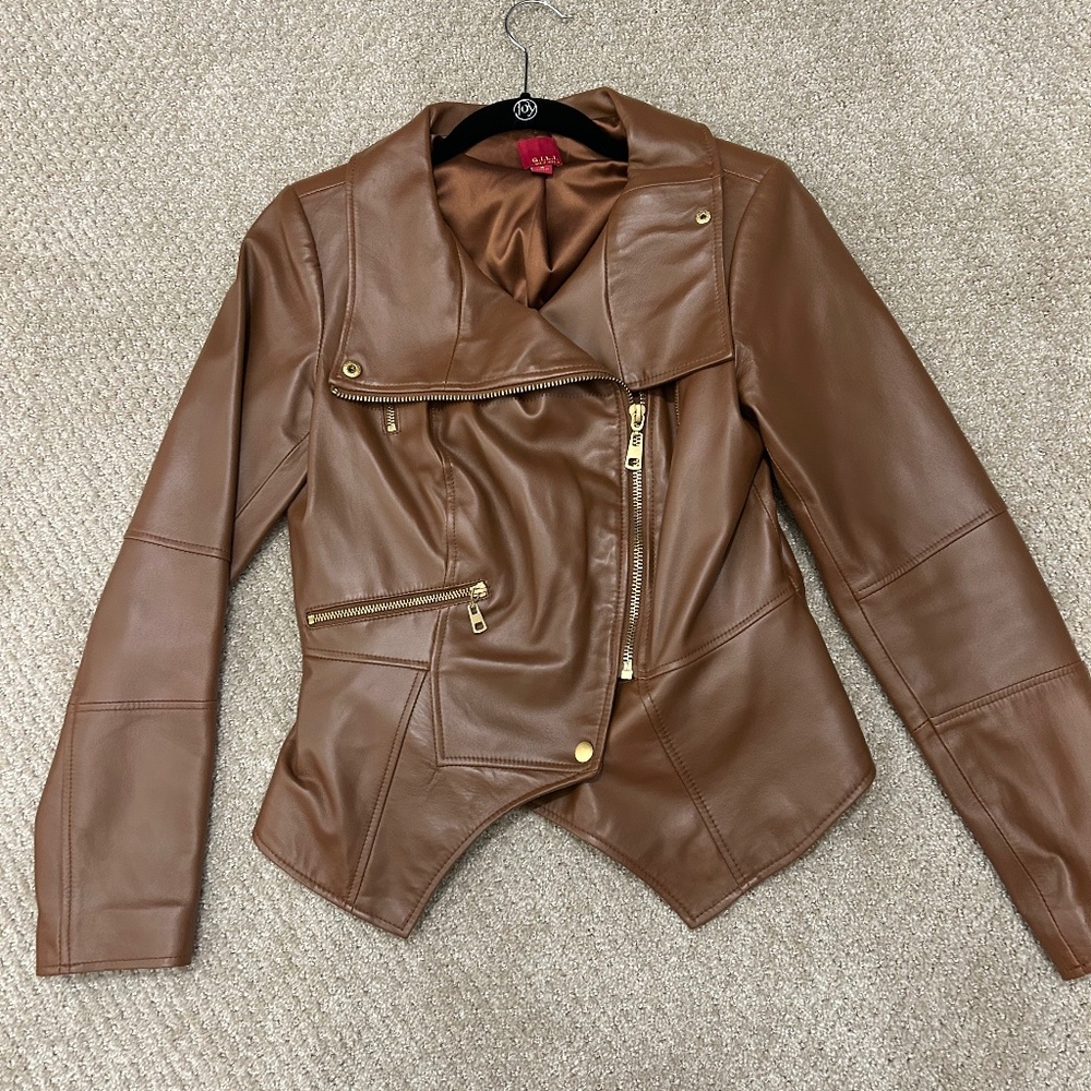 Gili Brown Leather jacket